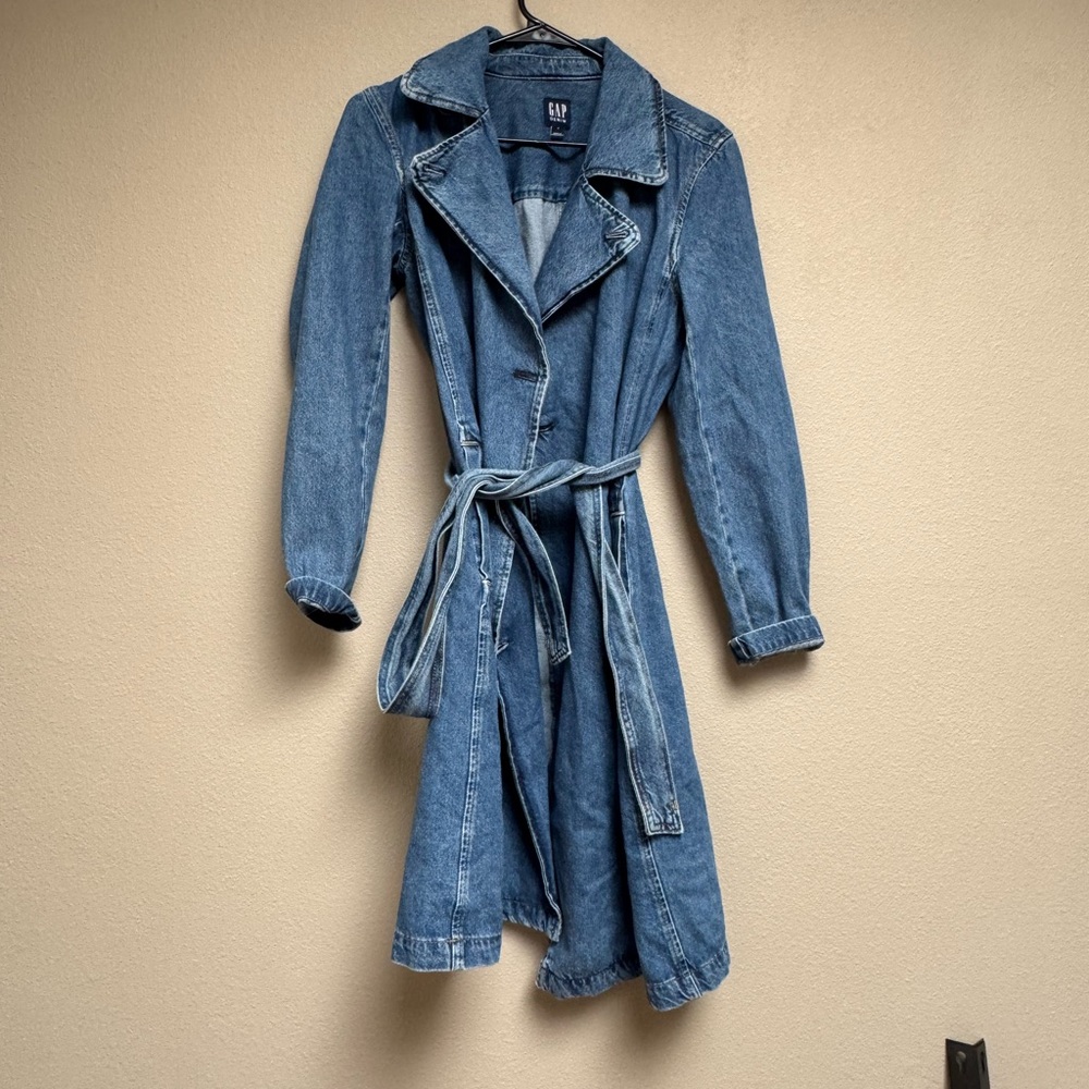 GAP Denim Trench Coat
